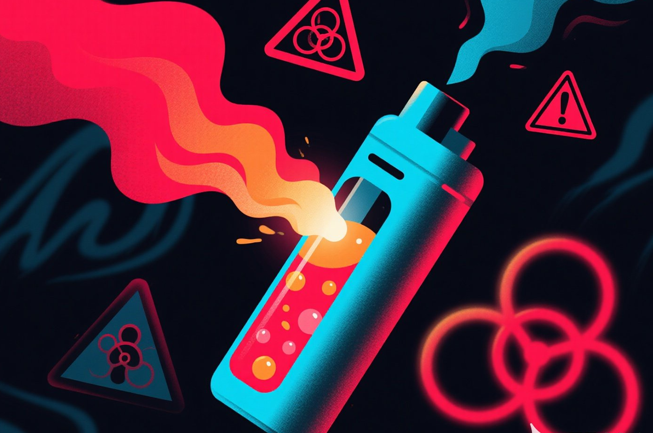 New Research: Flavoured Vapes May Yield Harmful Chemicals When Heated